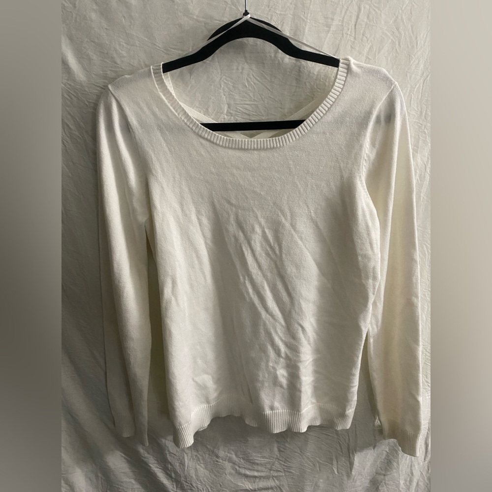 Hippie Rose Cream Long Sleeve Fitted Tee